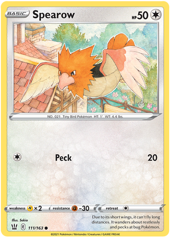 Spearow (111 163) [Sword & Shield: Battle Styles] on Sale