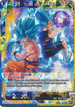 Son Goku and Vegeta, Saiyan Bonds (DB1-089) [Dragon Brawl] Hot on Sale