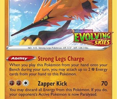 Galarian Zapdos (SWSH124) (Prerelease Promo) [Sword & Shield: Black Star Promos] Online now