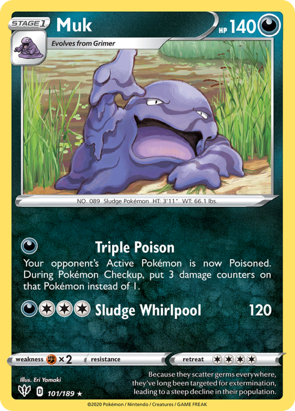 Muk (101 189) [Sword & Shield: Darkness Ablaze] Supply