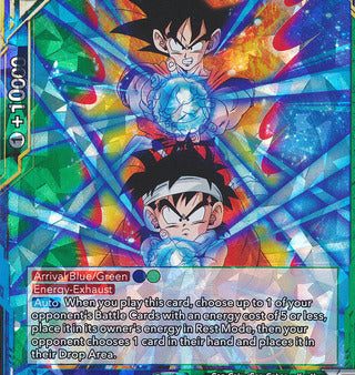 Son Goku and Son Gohan, Saiyans of Earth (DB1-091) [Dragon Brawl] For Discount