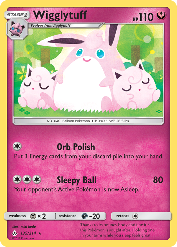 Wigglytuff (135 214) [Sun & Moon: Unbroken Bonds] Sale