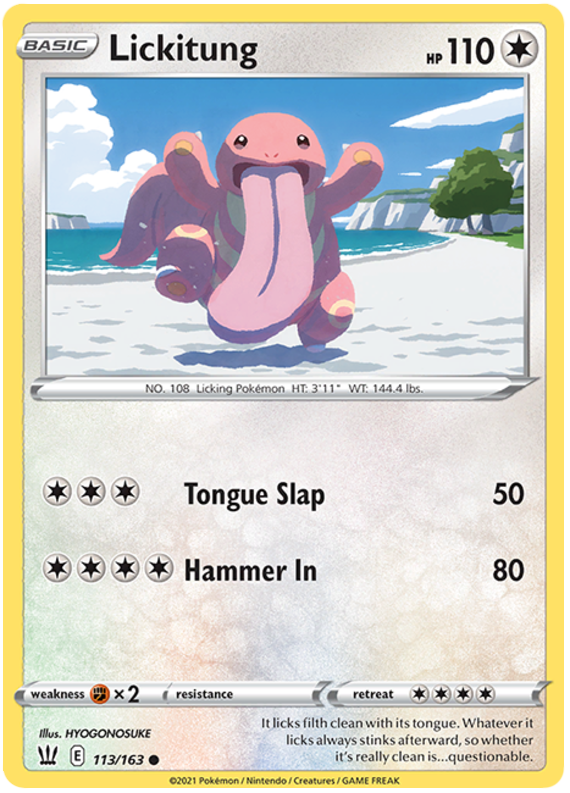 Lickitung (113 163) [Sword & Shield: Battle Styles] Supply