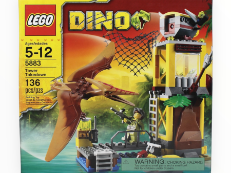 Retired Set 5883 Dino Tower Takedown on Sale