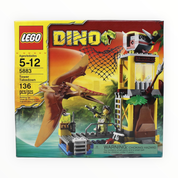 Retired Set 5883 Dino Tower Takedown on Sale