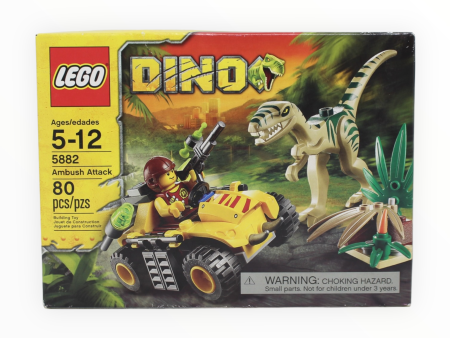 Retired Set 5882 Dino Ambush Attack Online now