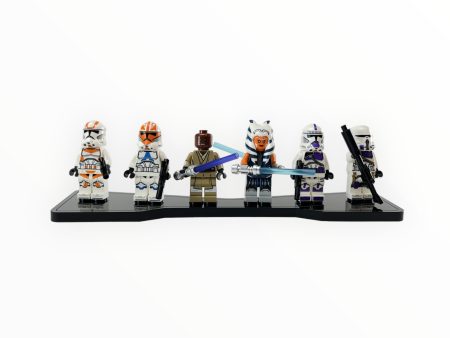 Tricked Out Bricks Figure Add-On Display Plate for MAX Stands For Sale