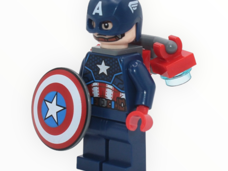 Captain America (dark blue suit, red hands, jet pack, shield, 2022) Cheap