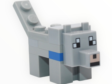 Minecraft Wolf (blue collar) For Discount