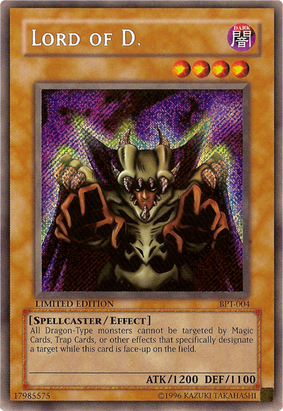 Lord of D. [BPT-004] Secret Rare Fashion